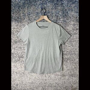 Madewell Whisper Crew Neck Tee Cotton Blend in‎ Grey 2581